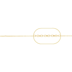 Cadena Por Metros Cadena Forzatina 0,25mm - 1 Metro - Bañado Oro, Plata, Plata Rodiada