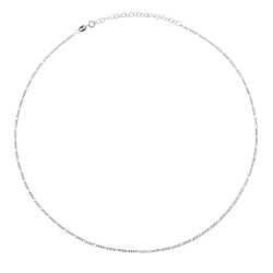 Silver Chains Figaro Chain - 42 cm - 3u