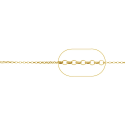Chains by the Meter Rolo Chain - 1.3mm - 1mt