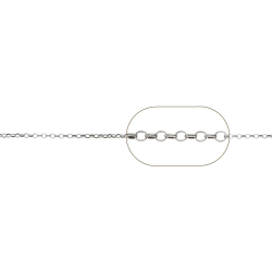 Chains by the Meter Rolo Chain - 1.3mm - 1mt
