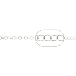 Chains by the Meter Rolo Chain - 0.5mm - 1mt