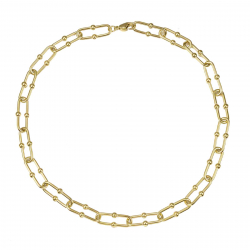 Colliers Acier Lisse Collier Acier - Maillon - 41 cm