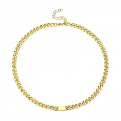 Colliers Acier Lisse Collier Acier Maillon - 45 cm