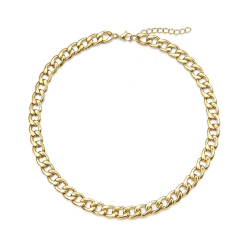 Colliers Acier Lisse Collier Acier - 45 et 50 cm - Dorure Or