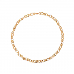 Colliers Acier Lisse Collier Acier - Câble Double 40 cm - 9,50x7 mm