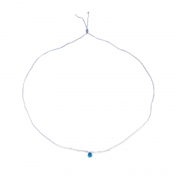 Colliers Acier Lisse Collier Miyuki - 30 à 70 cm - Larme 8x9 mm