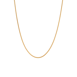 Steel Necklaces Omega Steel Necklace - 1 mm  - 36+4 cm, 42+5 cm, 50+5 cm - Colour Gold
