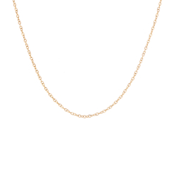 Collar Acero Liso Cadena Rolo Acero - 1mm - 36+5 cm, 42+5 cm, 50+5 cm - Acero y Oro Color