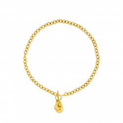 Halsketten Glattes Edelstahl Glatte Stahlgliederkette – 50 cm – Gold und Silber