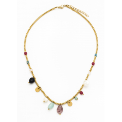 Collar Acero Mineral Collar Acero Mineral - Multi 36 + 4 - Color Oro y Acero