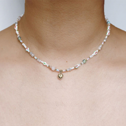 Collar Acero Mineral Collar Acero Mineral - 36 + 4 Multi - Bañado Oro