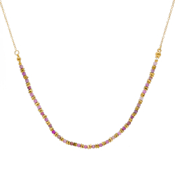 Collar Acero Mineral Collar Acero Mineral -   37 + 4 cm - Color Oro