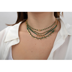 Collar Acero Mineral Collar Acero Mineral -   37 + 4 cm - Color Oro