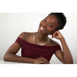 Collar Bronce Liso Choker Liso Rígido - Hilos - Ajustable  - Bañado Oro