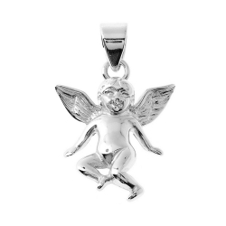 Colgante Plata Lisa Colgante - Angel 19*16mm