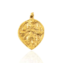 Colgante Bronce Liso Colgante - Chapa 12*17mm