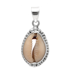 Silver Pendants Pendant - Shell 17*25mm - Silver