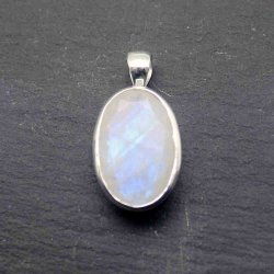 Silver Stone Pendants Mineral Pendant - 18*25mm