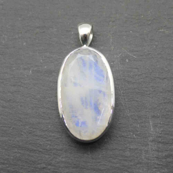 Silver Stone Pendants Pendant Mineral - 20*28mm