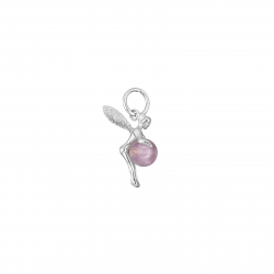 Colgante Plata Mineral Colgante Mineral -  Campanilla - 13 mm - Color Plata