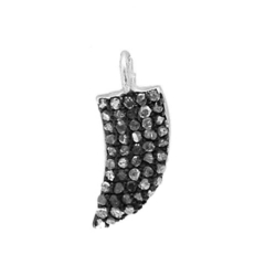 Pendentifs Argent Zircone Pendentif Zircon - Canine 15x7 mm