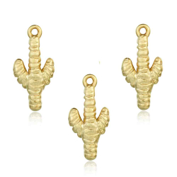 Charms Argent Lisse Charm - Cactus 12 mm