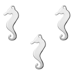 Charms Argent Lisse Charm - Hippocampe 14 mm