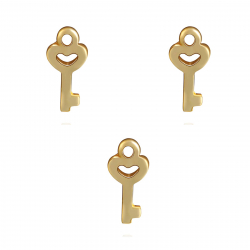 Silver Charms Charm - Key 7mm