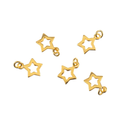 Charm Plata Lisa Charm - Estrella 6*6mm