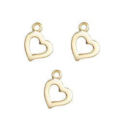 Charm Plata Lisa Charm - Corazon 7mm