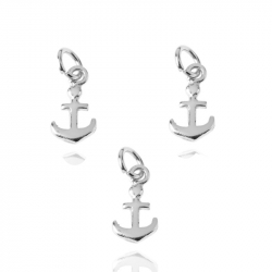 Silver Charms Charm - Anchor 10mm