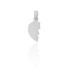 Charms Argent Lisse Charm - Ailes 8x16 mm