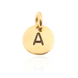 Charms Argent Lisse Charm Argent - Lettre 8 mm