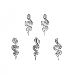 Silver Charms Silver Charm - Snake 12mm