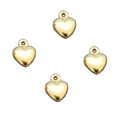 Charm Plata Lisa Charm - Corazon 8mm