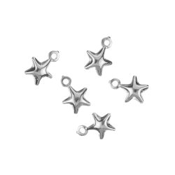 Silver Charms Charm - Star 8*8mm