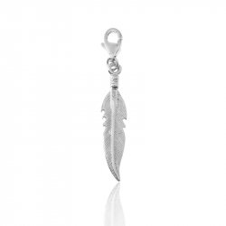 Silver Charms Silver Charm - Feather 25mm