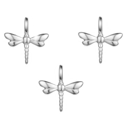 Silver Charms Silver Charm - Dragonfly 8*11mm