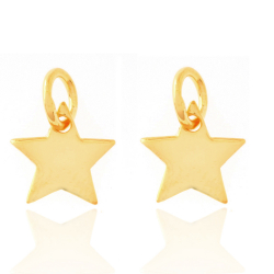 Silver Charms Charm - Star 11mm