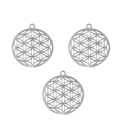 Charm Plata Lisa Charm - Mandala 16mm