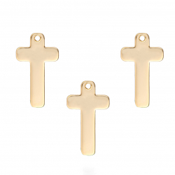 Silver Charms Silver Charm - Cross 15mm