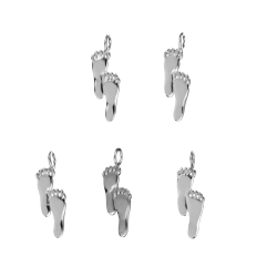 Silver Charms Silver Charm - Feet 13mm