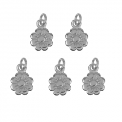 Silver Charms Silver Charm - Flower 6*6mm