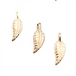 Silver Charms Silver Charm - Feather 11mm