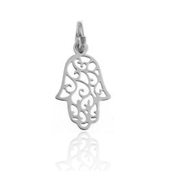 Charms Argent Lisse Charm Argent - Main de Fatima 12 mm