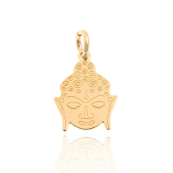 Charm Plata Lisa Charm Plata - Buddha 12mm