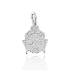 Charms Argent Lisse Charm Argent - Bouddha 12 mm