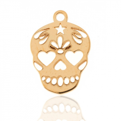Silver Charms Charm - Skull 12*10mm