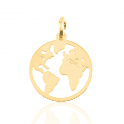 Silver Charms Charm - World - 12mm