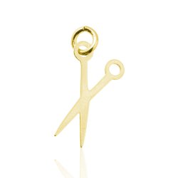 Silver Charms Charm - Scissor 9*16mm